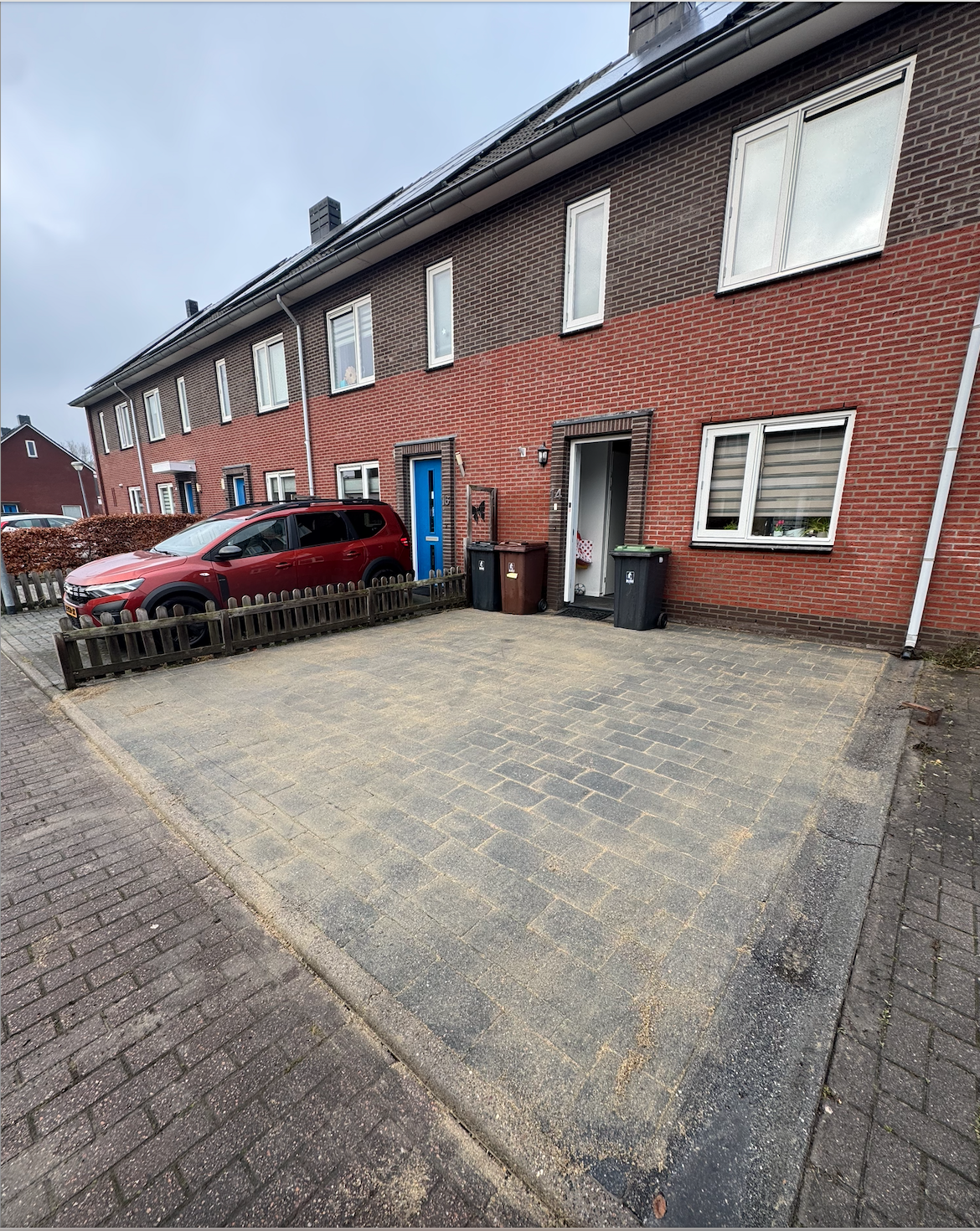 Ingeveegd met brekerzand